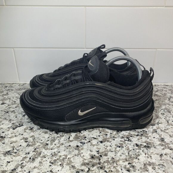 Nike Air Max 97 Mens Size 8 Black Athletic Running Shoes Sneakers 921826-015 - Picture 1 of 8